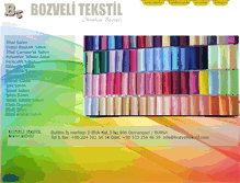 Tablet Screenshot of bozvelitekstil.com